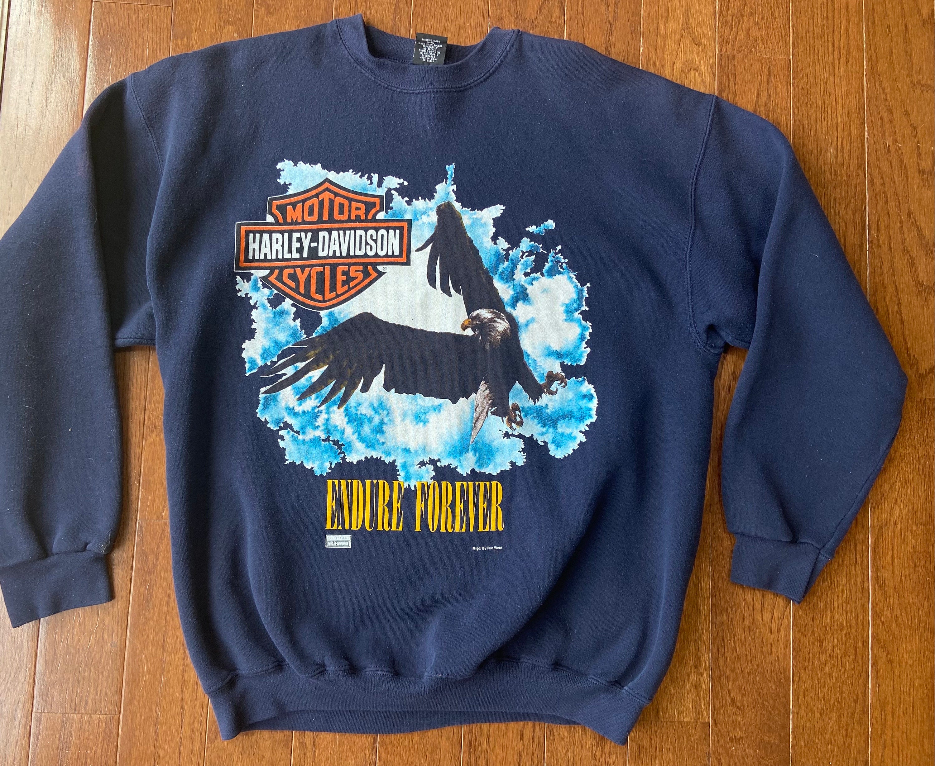 1990's Harley Davidson Endure Forever Sweatshirt 1990's Harley Davidson Endure Forever Sweatshirt
