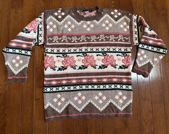 1990s Dana Scott Fall Collection Sweater