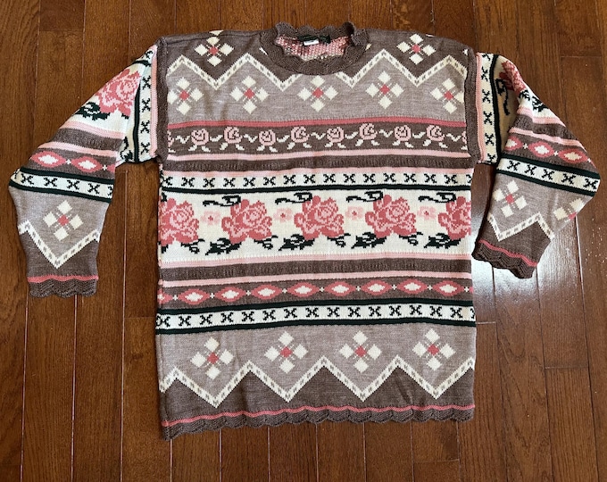1990s Dana Scott Fall Collection Sweater