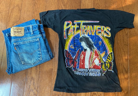 Vintage Foghat and Pat Travers Tee - image 2