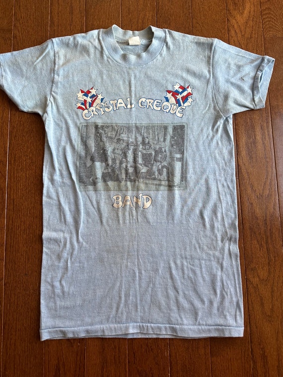 1970's Crystal Creque Band Tee - image 1