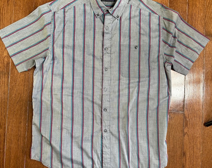 Vintage Impact Striped Button Down