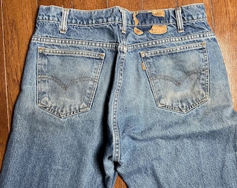 Vintage Levi's 505 Orange Tab Jeans