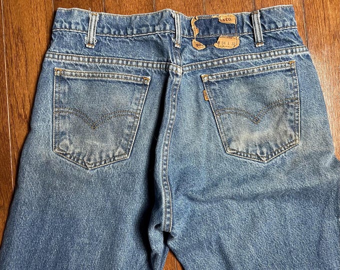 Vintage Levi's 505 Orange Tab Jeans