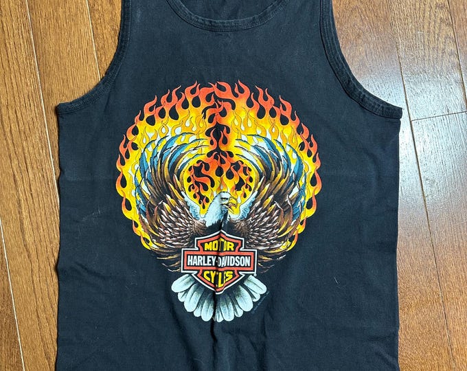 Vintage 1990 Harley Davidson Tank Top Holoubek