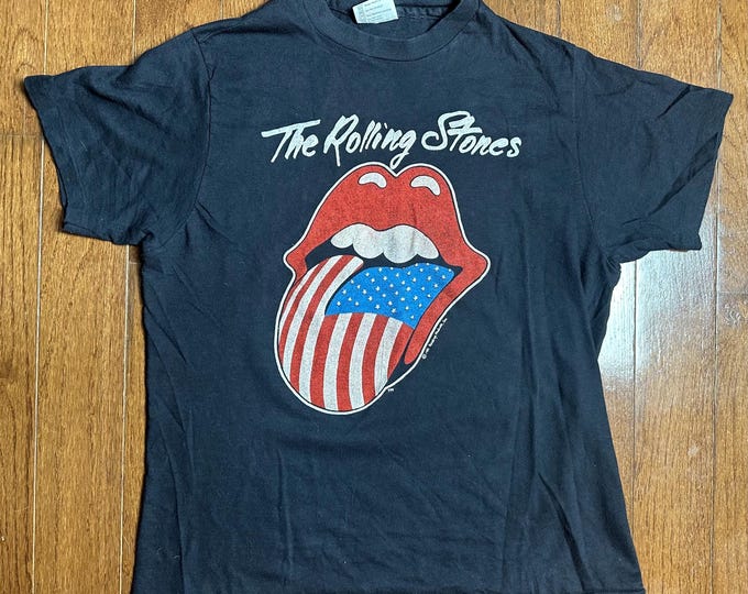 Vintage 1981 Rolling Stones North American Tour Tee