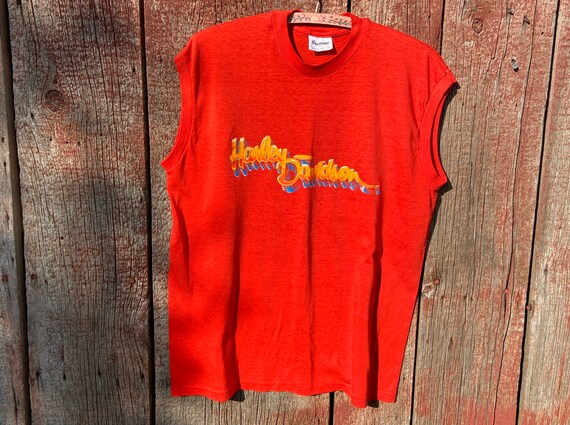 1987 Harley Davidson Sleeveless Tee