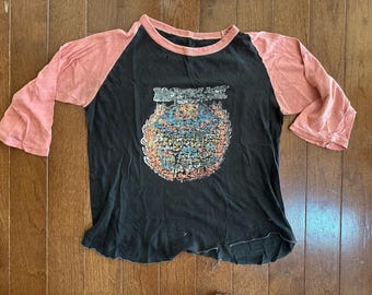 1979 ACDC Back in Black, Highway to Hell Parking Lot Tee