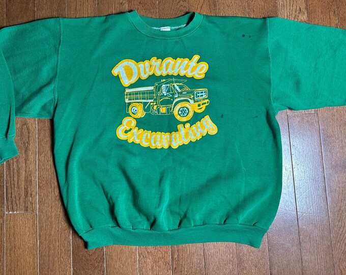Vintage Russell Athletic Durrante Excavating Sweatshirt