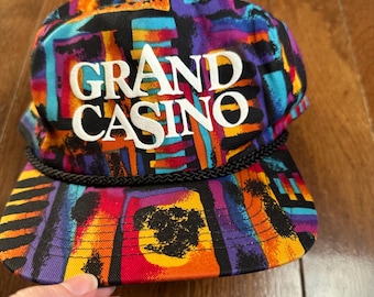 Vintage 90s Grand Casino Snapback Hat