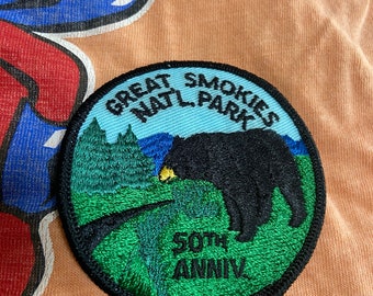 1983 Great Smokies National Park 50th Anniversary Patch