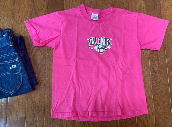 2002 Blink 182 Pop Disaster Pink Tee - image 3