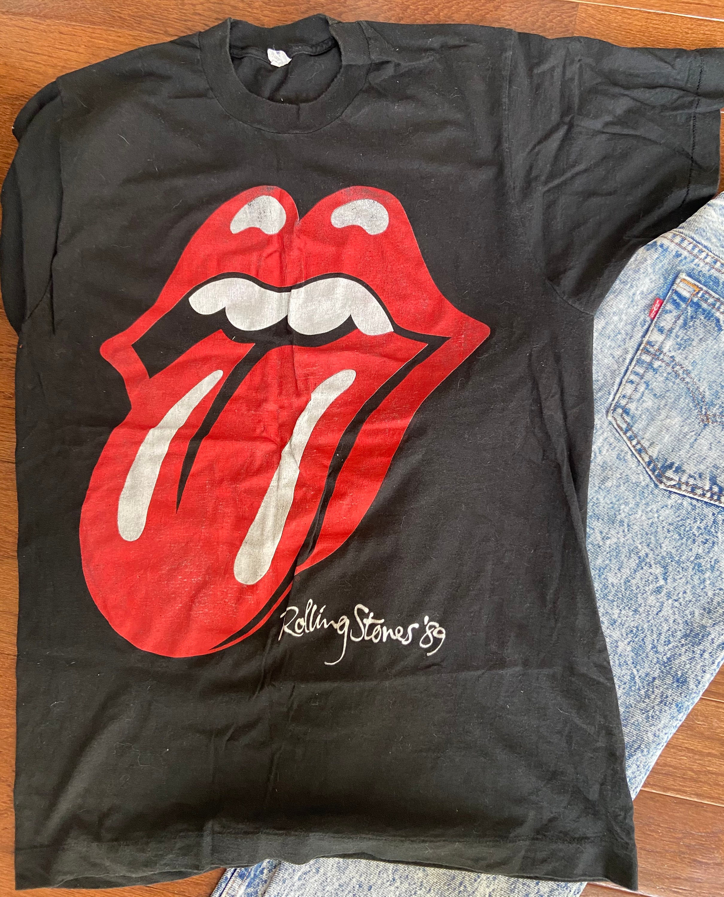 1989 rolling stones tour shirt