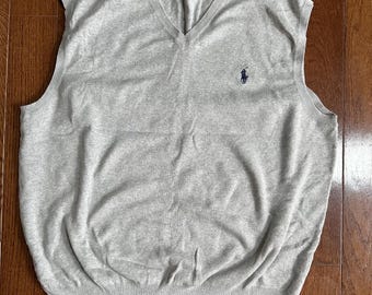 Vintage Polo by Ralph Lauren Pima Cotton Vest