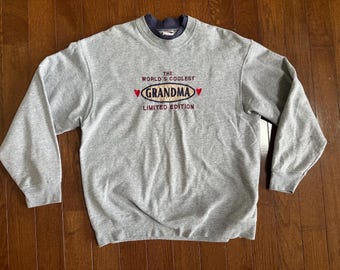 1990s World's Coolest Grandma Sweatshirt