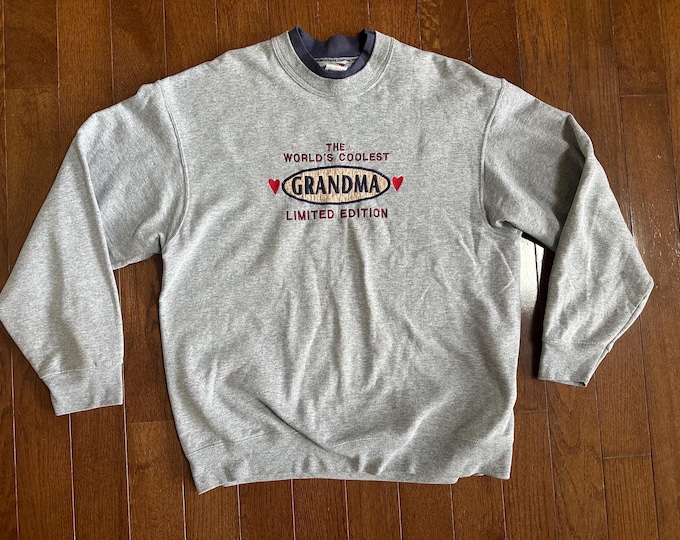 1990s World's Coolest Grandma Sweatshirt