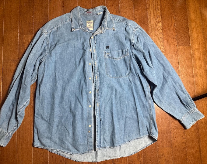 Vintage Labrador Apparel Chambray Button Down Shirt