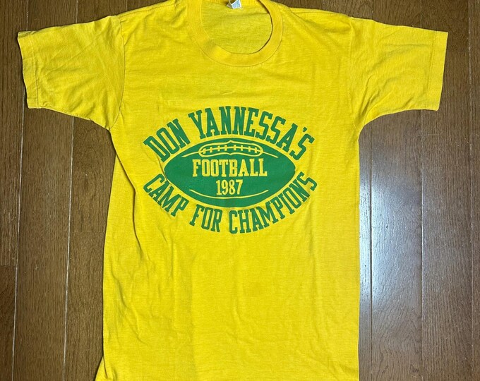 Vintage 1987 Don Vannessa's Football Camp for Champions T-Shirt