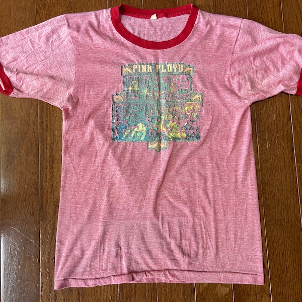 Thrashed Pink Floyd Ringer T-shirt