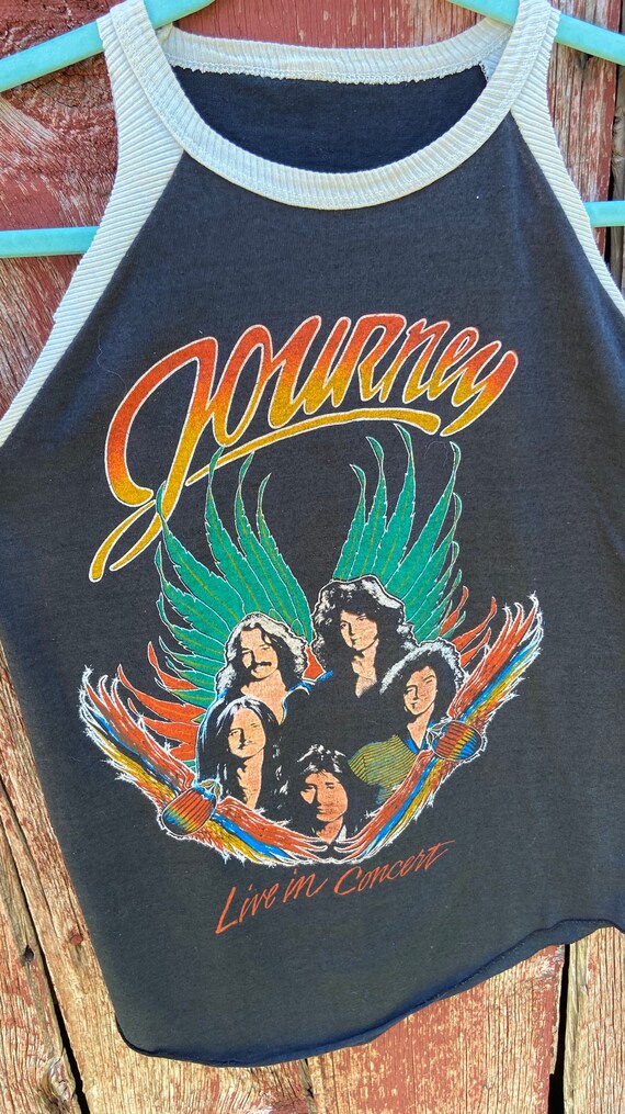 1980's Journey Cut Up Raglan