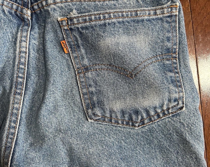 1970s–1980s Levi’s Orange Tab Rigid Denim Jeans
