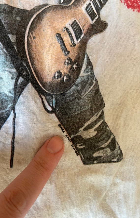 1982 Ted Nugent "Nugent Rules" Raglan - image 8