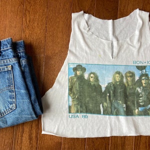 1988/1989 Bon Jovi the Jersey Syndicate Tour Tee - Etsy