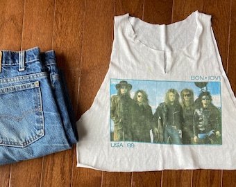 1988/1989 Bon Jovi The Jersey Syndicate Tour Tee