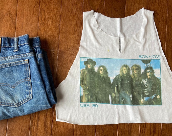 1988/1989 Bon Jovi The Jersey Syndicate Tour Tee
