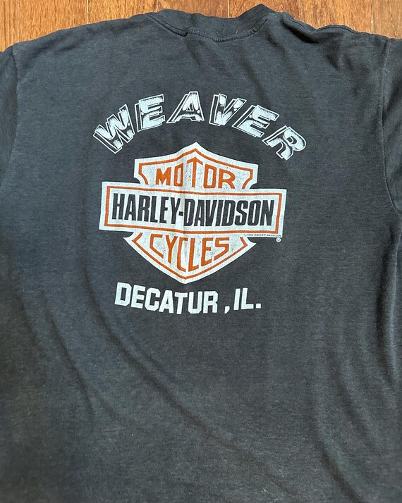 1980s Butter Soft Weaver Harley Davidson Tee - image 3