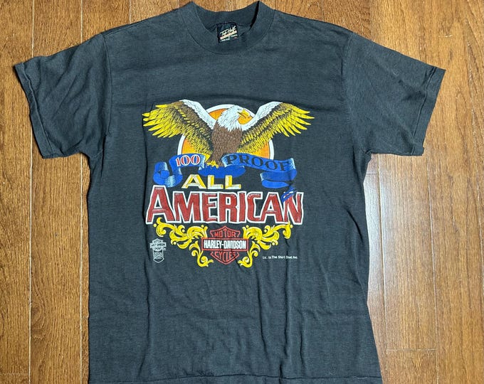 Vintage Harley Davidson All American Eagle T-Shirt