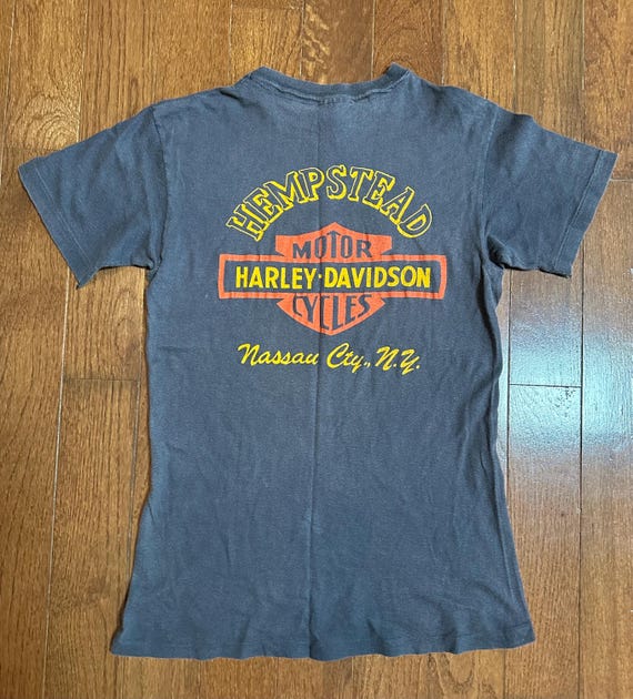 1970s Harley Davidson of Hempstead of NY Tee - image 3