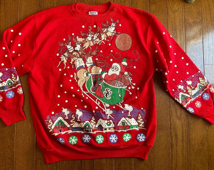 Vintage Santa Sweater