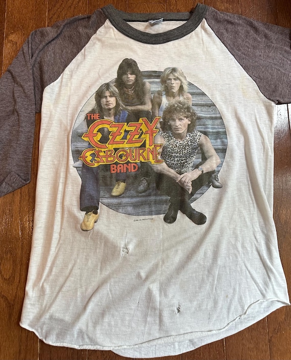 1982 Ozzy Osbourne “Blizzard of Ozz” Raglan
