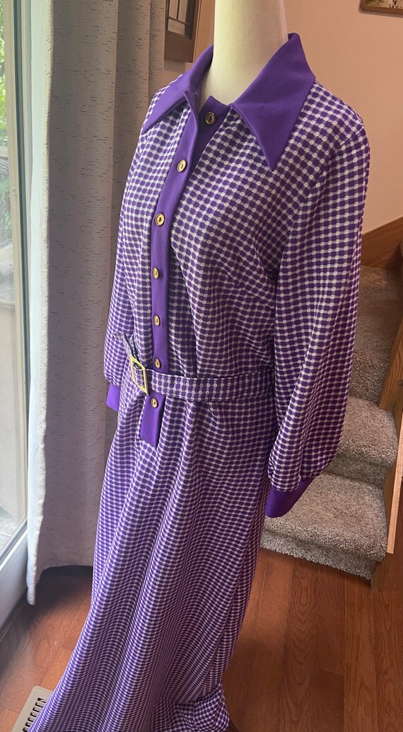 1960's Purple Daphne Dress - image 6