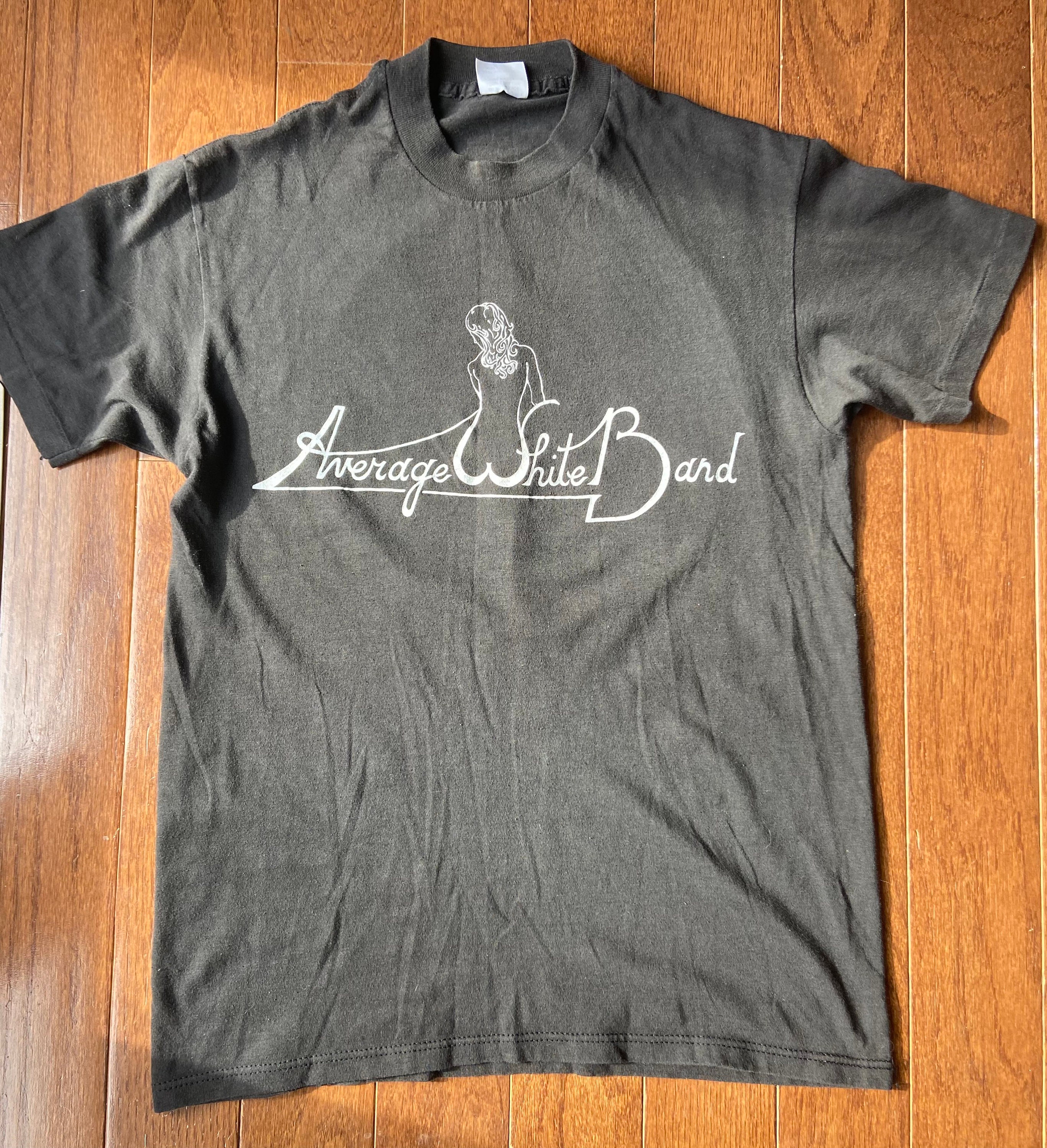 Average T Shirt White Band Average T Shirt White Band
