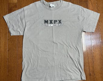 Vintage 2001 MXPX Band Tee Hanes Beefy-T Large