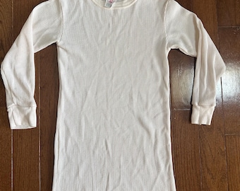 Vintage Big Yank Winter Warm-Up White Thermal