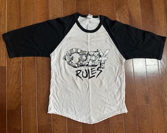 Vintage 2001 Ozzy Osbourne “Ozzy Rules” Raglan Shirt
