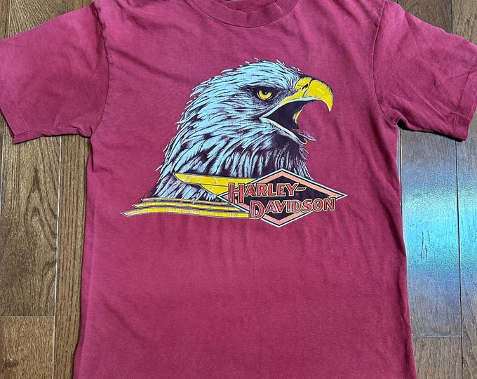 1983 Harley Davidson Eagle Graphic Tee