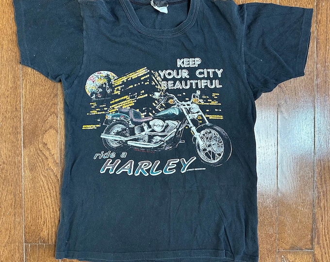 Vintage 1986 Harley Davidson T-Shirt | Bro’s Cycle Nova Scotia Canada