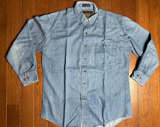 Vintage Ralph Lauren Denim Button-Down Shirt