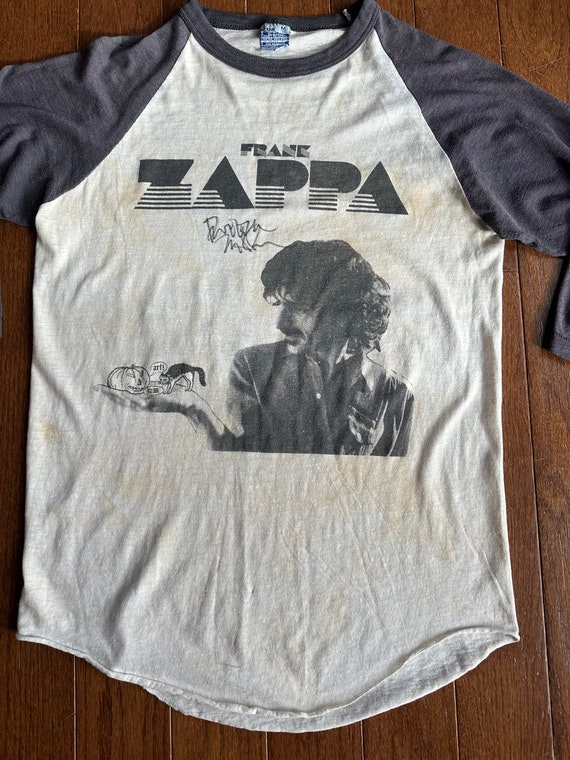 1980 Signed Frank Zappa Raglan - image 2