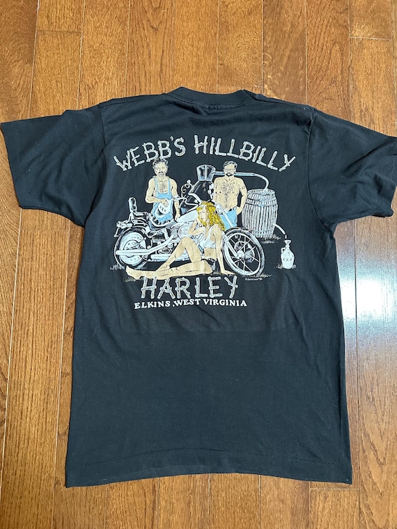 1986 Webb’s Hillbilly Harley Tee