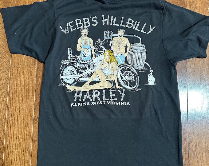 1986 Webb’s Hillbilly Harley Tee