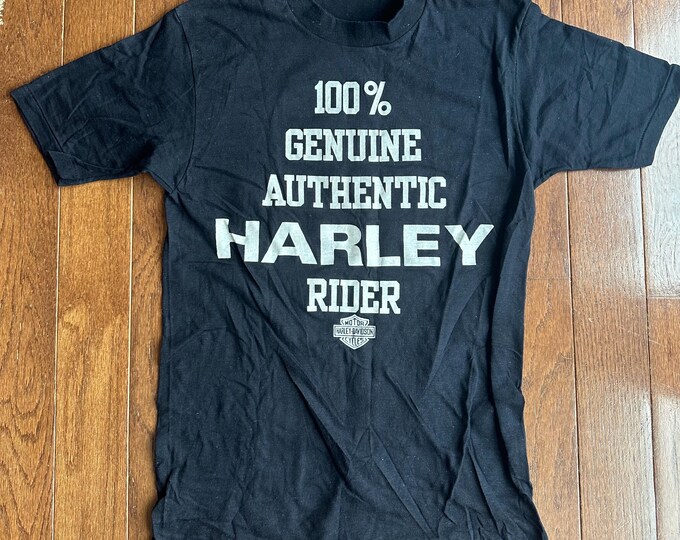 1970s 100% Genuine Authentic Harley Rider Tee