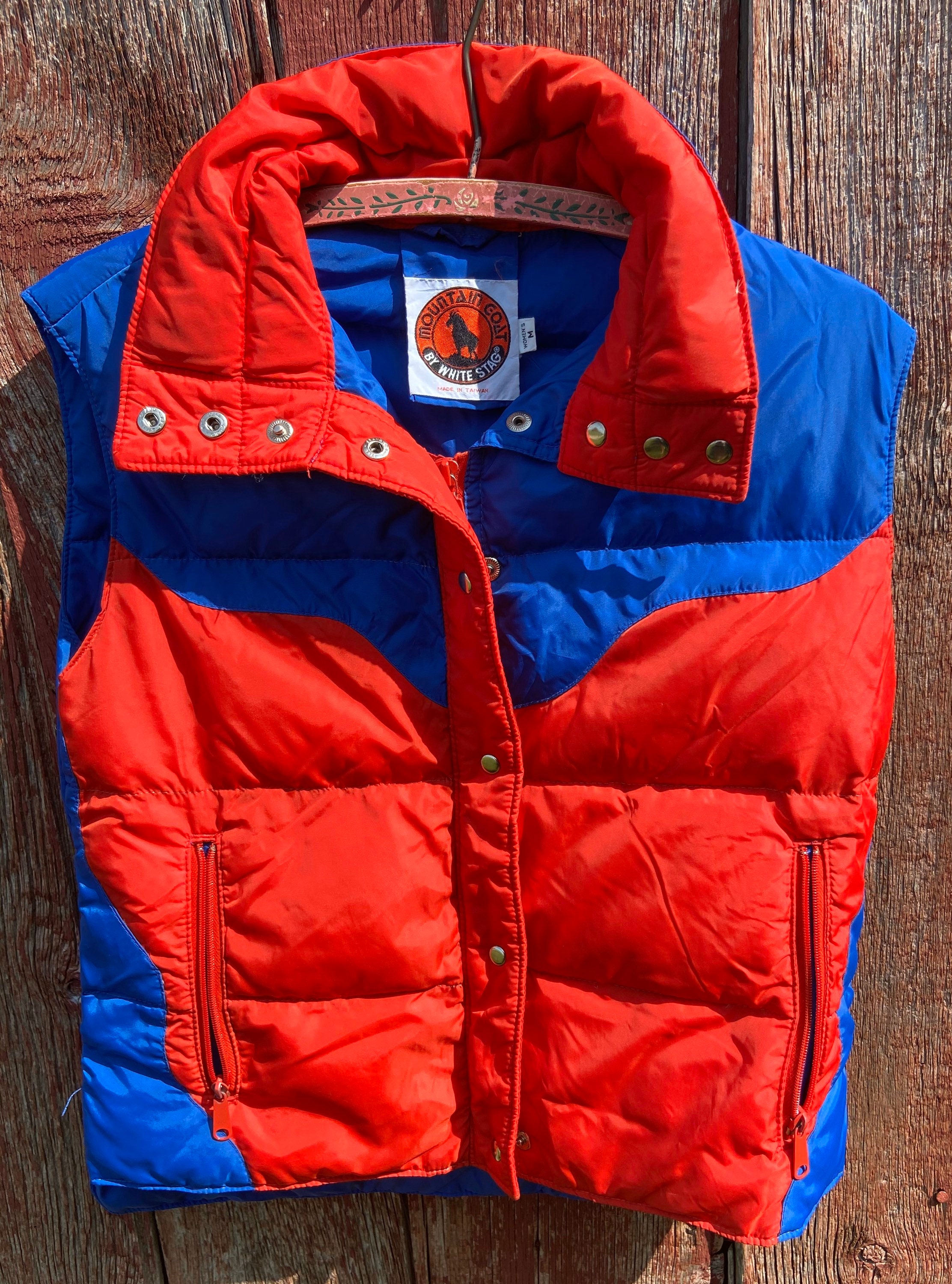 Vintage Mountain Goat Puffy Vest