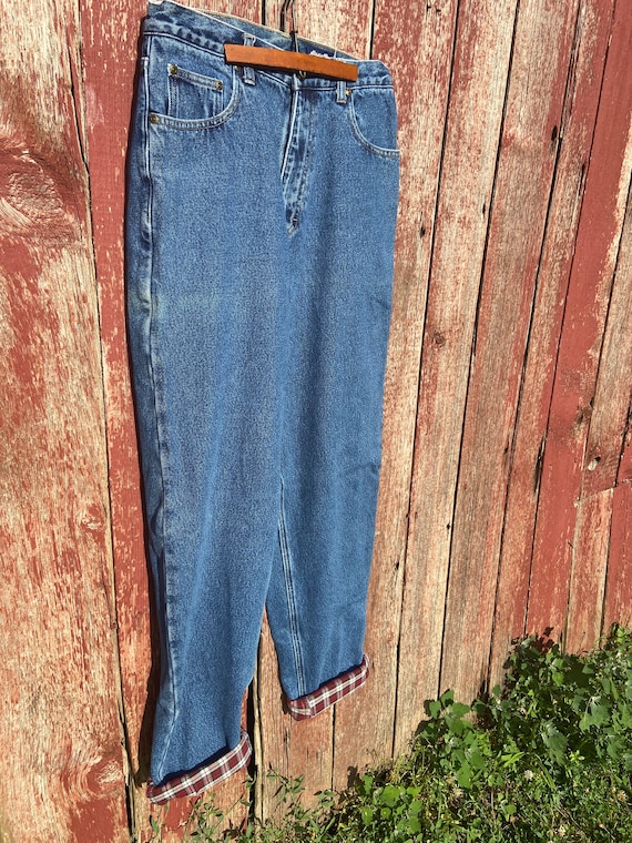 1990's Eddie Bauer Fleece Lined Jeans