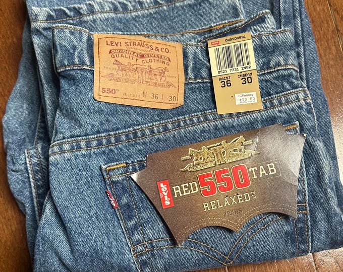 Vintage Deadstock Levi's 550 Relaxed Fit Jeans