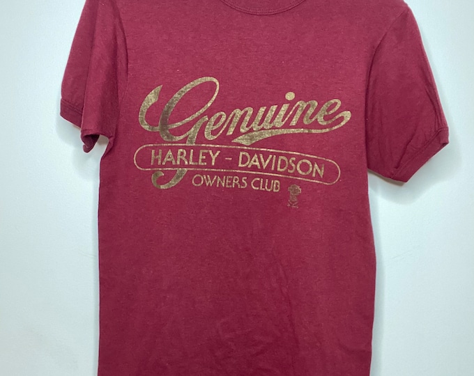 1970's Genuine Harley Davidson Owners Club Tee
